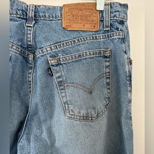 Vintage Levi jeans 565 size 7JR wide leg llow rise. 1998